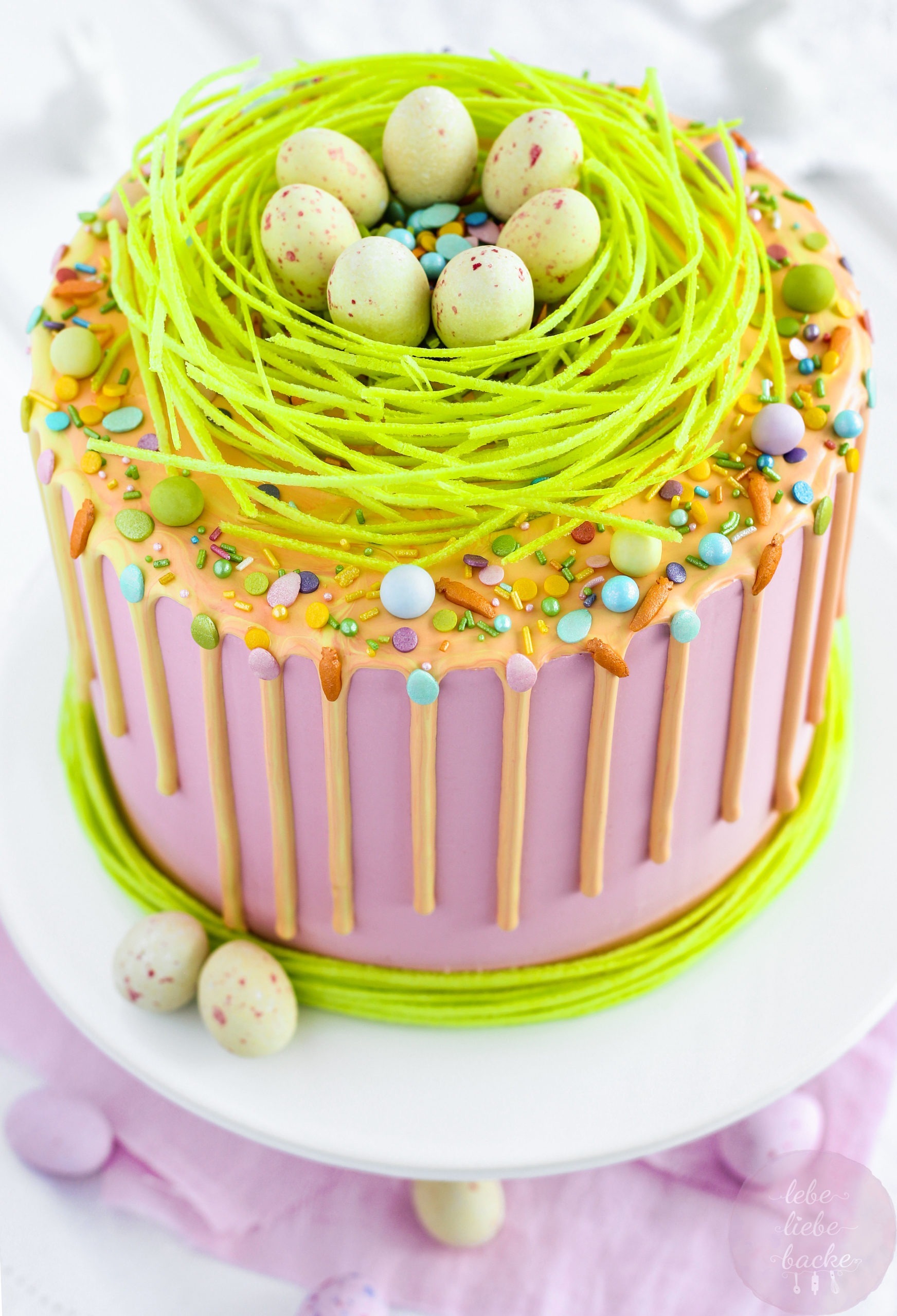 Osterdripcake Mit Eierlik R Lebe Liebe Backe